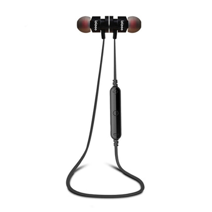 ipipoo iL93BL Magnetic Ear Shell Bluetooth Headset(Black)-garmade.com