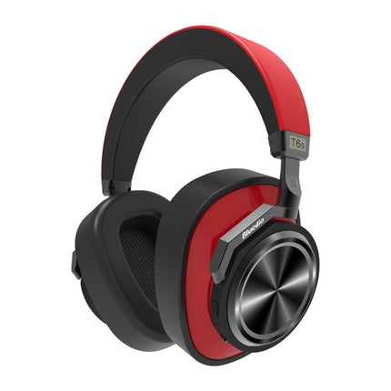 Bluedio T6S Bluetooth Version 5.0 Headset Bluetooth Headset Support Headset Automatic Playback(Red)-garmade.com