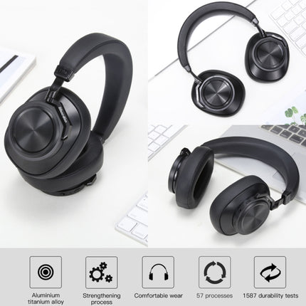 Bluedio T6S Bluetooth Version 5.0 Headset Bluetooth Headset Support Headset Automatic Playback(Yellow)-garmade.com