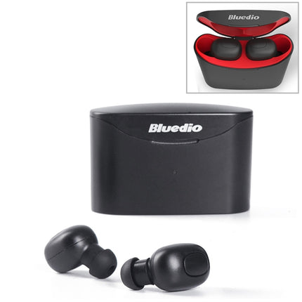 Bluedio TWS T-elf Bluetooth Version 5.0 In-Ear Bluetooth Headset with Headphone Charging Cabin(Red)-garmade.com
