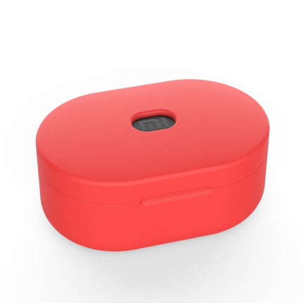 Silicone Charging Box Protective Case for Xiaomi Redmi AirDots / AirDots S / AirDots 2(Red)-garmade.com