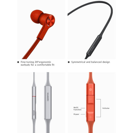 Original Huawei FreeLace CM70-C Bluetooth 5.0 Waterproof Hanging Neck Sports In-ear Bluetooth Headset(Purple)-garmade.com