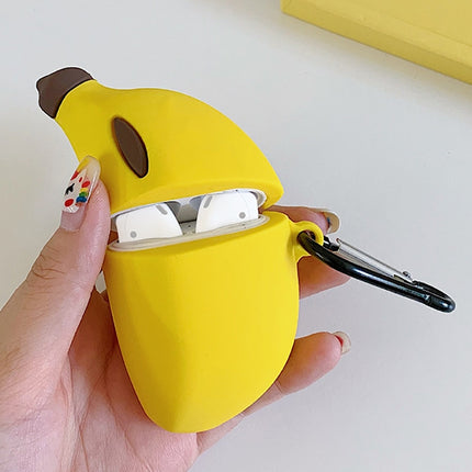Wireless Earphones Shockproof Banana Silicone Protective Case for Apple AirPods 1 / 2-garmade.com