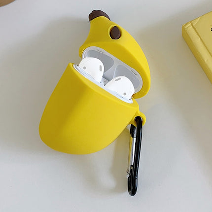 Wireless Earphones Shockproof Banana Silicone Protective Case for Apple AirPods 1 / 2-garmade.com