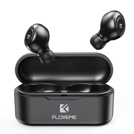 FLOVEME Universal Bluetooth 5.0 Earbuds Stereo Headset In-Ear Earphone with Charging Box-garmade.com