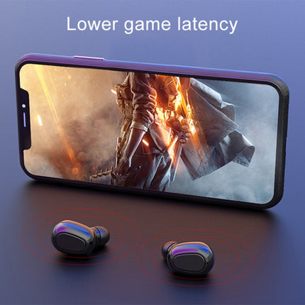 L-21 9D Sound Effects Bluetooth 5.0 Touch Wireless Bluetooth Earphone with Charging Box, Support HD Call (Pink)-garmade.com