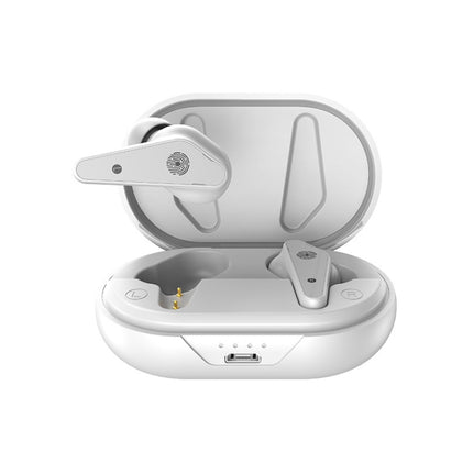 Air Plus Bluetooth 5.0 Mini Binaural Wireless Stereo Sports Bluetooth Earphone with Charging Box(White)-garmade.com