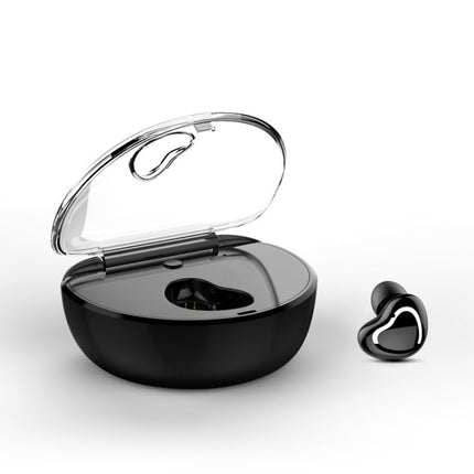 X7 Bluetooth 4.1 Mini Invisible Wireless Sports Bluetooth Earphone with Charging Box (Black)-garmade.com