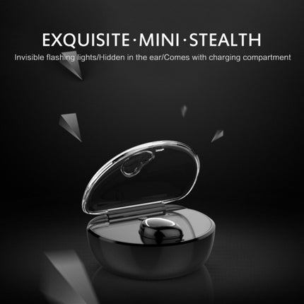 X7 Bluetooth 4.1 Mini Invisible Wireless Sports Bluetooth Earphone with Charging Box (Red)-garmade.com