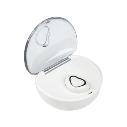 X7 Bluetooth 4.1 Mini Invisible Wireless Sports Bluetooth Earphone with Charging Box (White)-garmade.com