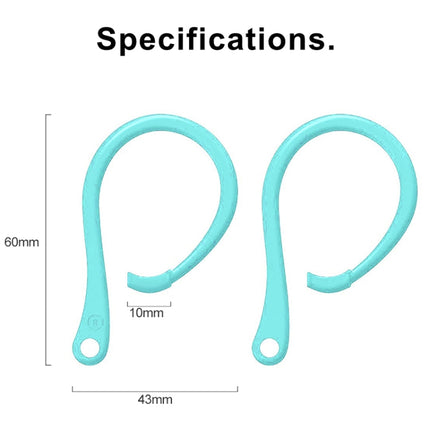 For AirPods 1 / 2 / Pro Anti-lost Silicone Earphone Ear-hook(Mint Green)-garmade.com