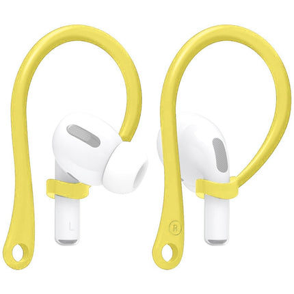 For AirPods 1 / 2 / Pro Anti-lost Silicone Earphone Ear-hook(Yellow)-garmade.com