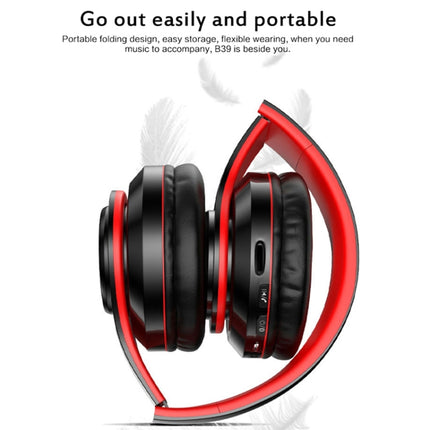 B39 Wireless Bluetooth V5.0 Headset (Black)-garmade.com