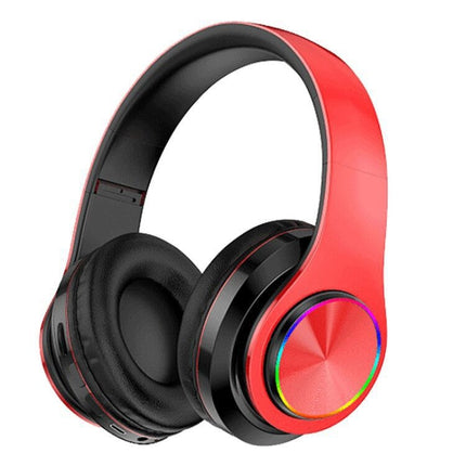 B39 Wireless Bluetooth V5.0 Headset (Red)-garmade.com