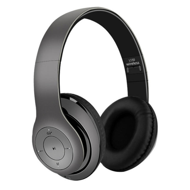 L150 Wireless Bluetooth V5.0 Headset (Grey)-garmade.com