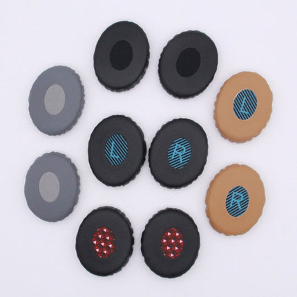 1 Pair For Bose OE2 / OE2i / SoundTrue Headset Cushion Sponge Cover Earmuffs Replacement Earpads(Black Blue)-garmade.com