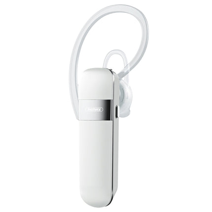 REMAX RB-T36 Single Hanging Ear Bluetooth 5.0 Business Call Wireless Bluetooth Earphone (White)-garmade.com