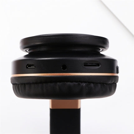 A1 Bluetooth 4.2 Candy Color Super Base Bluetooth Headphone, Support Music Play & Switching & Volume Control & Answer(Black)-garmade.com