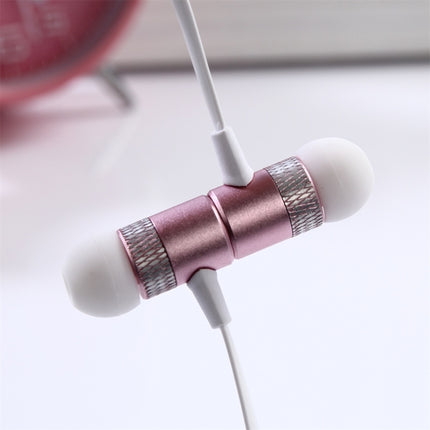 BT-790 Bluetooth 4.2 Hanging Neck Design Bluetooth Headset, Support Music Play & Switching & Volume Control & Answer(Rose Gold)-garmade.com