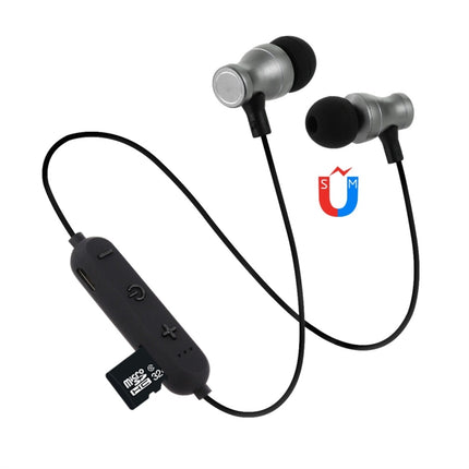 F11 Bluetooth 4.2 Hanging Neck Design Bluetooth Headset, Support Music Play & Switching & Volume Control & Answer(Black)-garmade.com