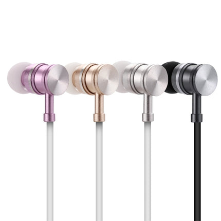 F3 Bluetooth 4.2 Hanging Neck Design Bluetooth Headset, Support Music Play & Switching & Volume Control & Answer(Rose Gold)-garmade.com