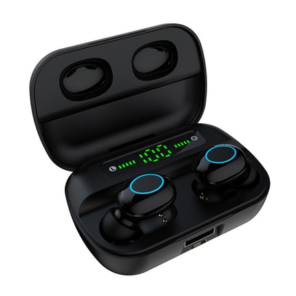 S11 TWS Touch Bluetooth Earphone with Magnetic Charging Box, Support Three-screen LED Power Display-garmade.com