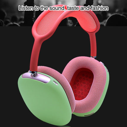 A Pair Full Coverage Anti-scratch Silicone Headphone Protective Case for AirPods Max(Silver Grey)-garmade.com