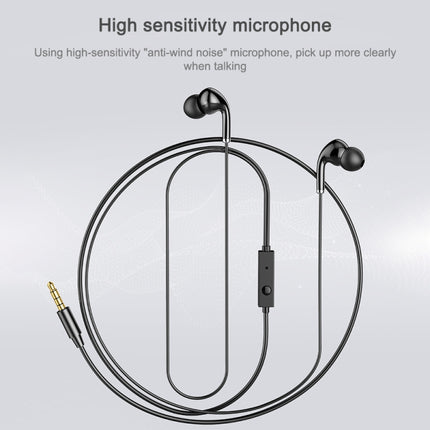 awei PC-6 Mini Stereo In-ear Wired Headset with Microphone-garmade.com