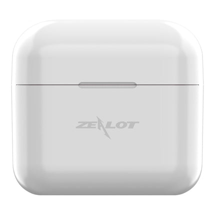 ZEALOT T3 Bluetooth 5.0 TWS Wireless Bluetooth Earphone with Charging Box, Support Touch & Call & Power Display(White)-garmade.com