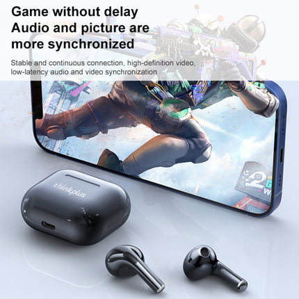 Original Lenovo LivePods LP40 TWS IPX4 Waterproof Bluetooth Earphone with Charging Box, Support Touch & HD Call & Siri & Master-slave Switching (Black)-garmade.com