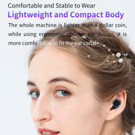 M10 Bluetooth 5.1 TWS Digital Display Wireless Bluetooth Earphone with Charging Box, Support Touch & Siri & Battery Display(Green)-garmade.com