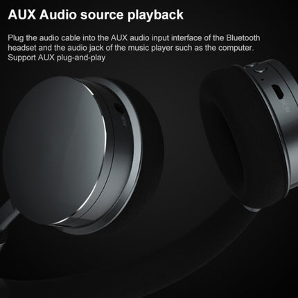REMAX RB-520HB Bluetooth V4.2 Stereo Music Headphone (Dark Coffee)-garmade.com