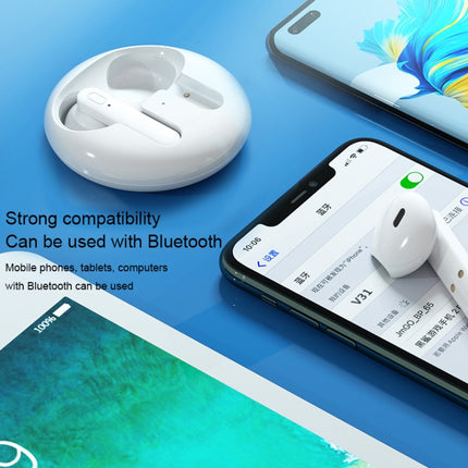 WK V31 Sight Series TWS True Wireless Stereo Bluetooth 5.0 Earphone(White)-garmade.com
