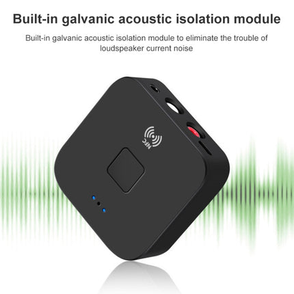 B11 Bluetooth 5.0 Receiver AUX NFC to 2 x RCA Audio Adapter-garmade.com