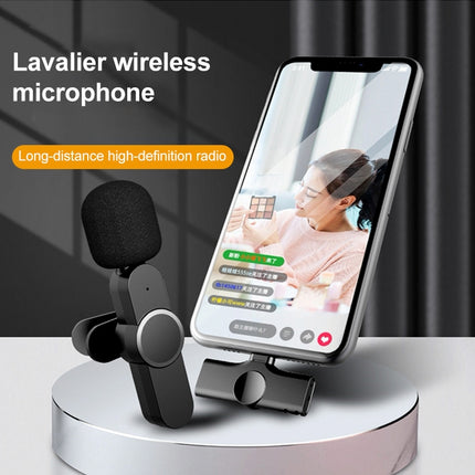 8 Pin Interface Live Broadcast Wireless Lavalier Microphone-garmade.com