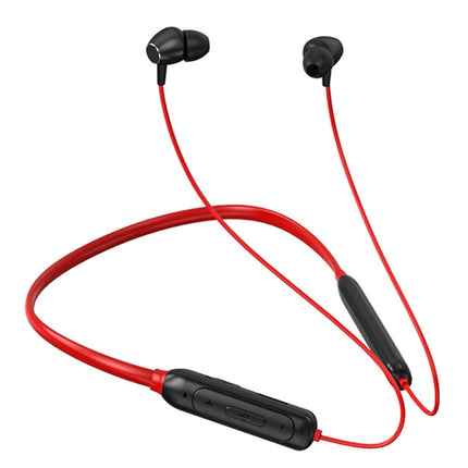 M61 Bluetooth 5.1 Business Sport Magnetic Metal Stereo Neck-mounted Bluetooth Earphone(Red)-garmade.com