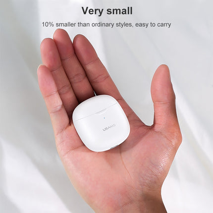 USAMS-IA04 Zero Sense Series Wireless Bluetooth 5.0 Mini TWS Earphone with Charging Box (Black)-garmade.com