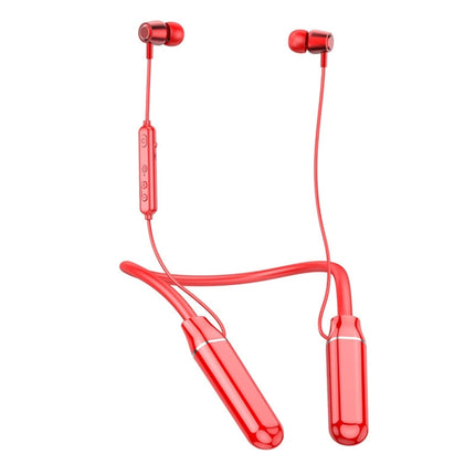 A10 Bluetooth 5.0 Neck-mounted Sport Wireless Bluetooth Earphone (Red)-garmade.com