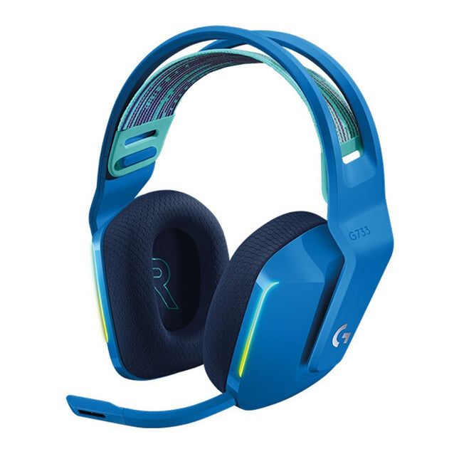 Logitech G733 LIGHT SPEED Wireless RGB Gaming Headset (Blue)-garmade.com