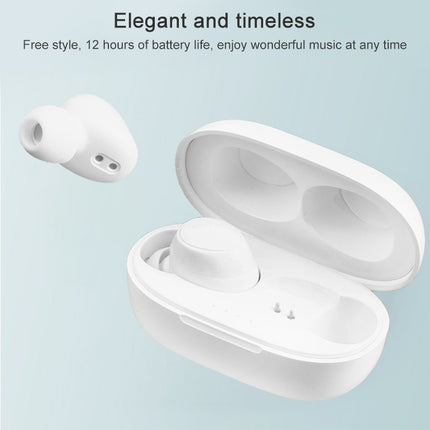 AIN MK-T1 TWS IPX4 Waterproof Intelligent Noise Reduction Semi-in-ear Bluetooth Earphone with Charging Box, Support Call & Single and Binaural Mode & Automatic Connection-garmade.com