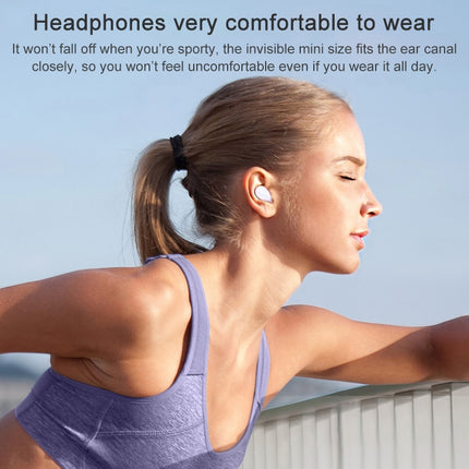 AIN MK-T1 TWS IPX4 Waterproof Intelligent Noise Reduction Semi-in-ear Bluetooth Earphone with Charging Box, Support Call & Single and Binaural Mode & Automatic Connection-garmade.com