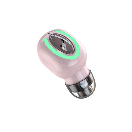 M9 Bluetooth 5.1 Business Style In-ear Stereo Wireless Bluetooth Earphone(Pink)-garmade.com