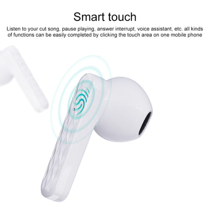 ZEQI T501 True Wireless Mini Bluetooth Earphone Support Touch(White)-garmade.com