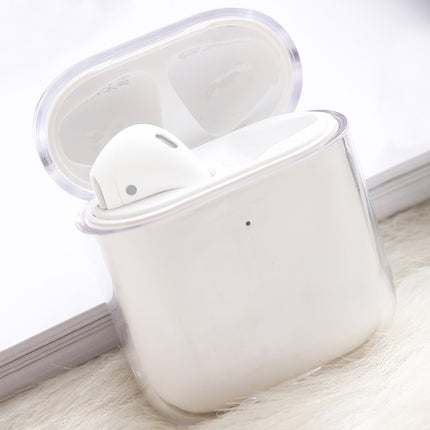 For AirPods 1 / 2 PC Wireless Earphone Protective Case Cover(White)-garmade.com