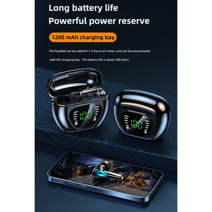 M29 Intelligent Noise Reduction Gaming Bluetooth Earphone with Digital Display Charging Box, Support HD Call & Siri & Power Bank (Black)-garmade.com
