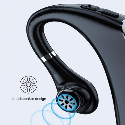 DS800 Bluetooth 5.0 Universal Hanging Ear Style Business Sports Wireless Bluetooth Earphone, Classic Version (Silver)-garmade.com