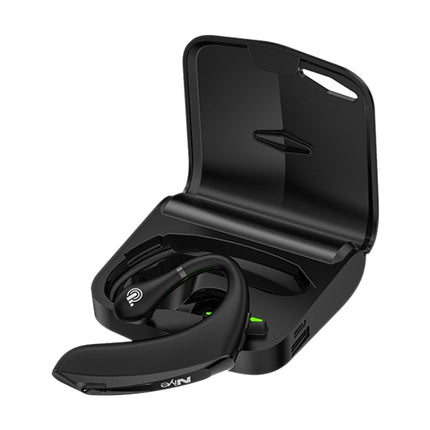 DS800 Bluetooth 5.0 Universal Hanging Ear Style Business Sports Wireless Bluetooth Earphone with Charging Box (Black)-garmade.com