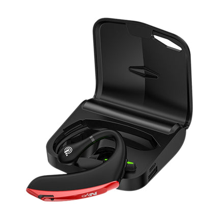 DS800 Bluetooth 5.0 Universal Hanging Ear Style Business Sports Wireless Bluetooth Earphone with Charging Box (Red)-garmade.com