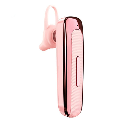 E1 Smart Noise Reduction Unilateral Ear-mounted Bluetooth Earphone (Pink)-garmade.com