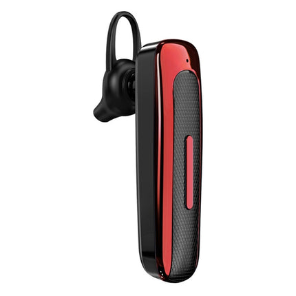 E1 Smart Noise Reduction Unilateral Ear-mounted Bluetooth Earphone (Red Black)-garmade.com
